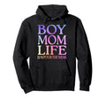 Mom Life Is Not Weak Funny Motherhood Hoodie - Unique Graphic Unisex - T-Shirt, Sweatshirt, Hoodie