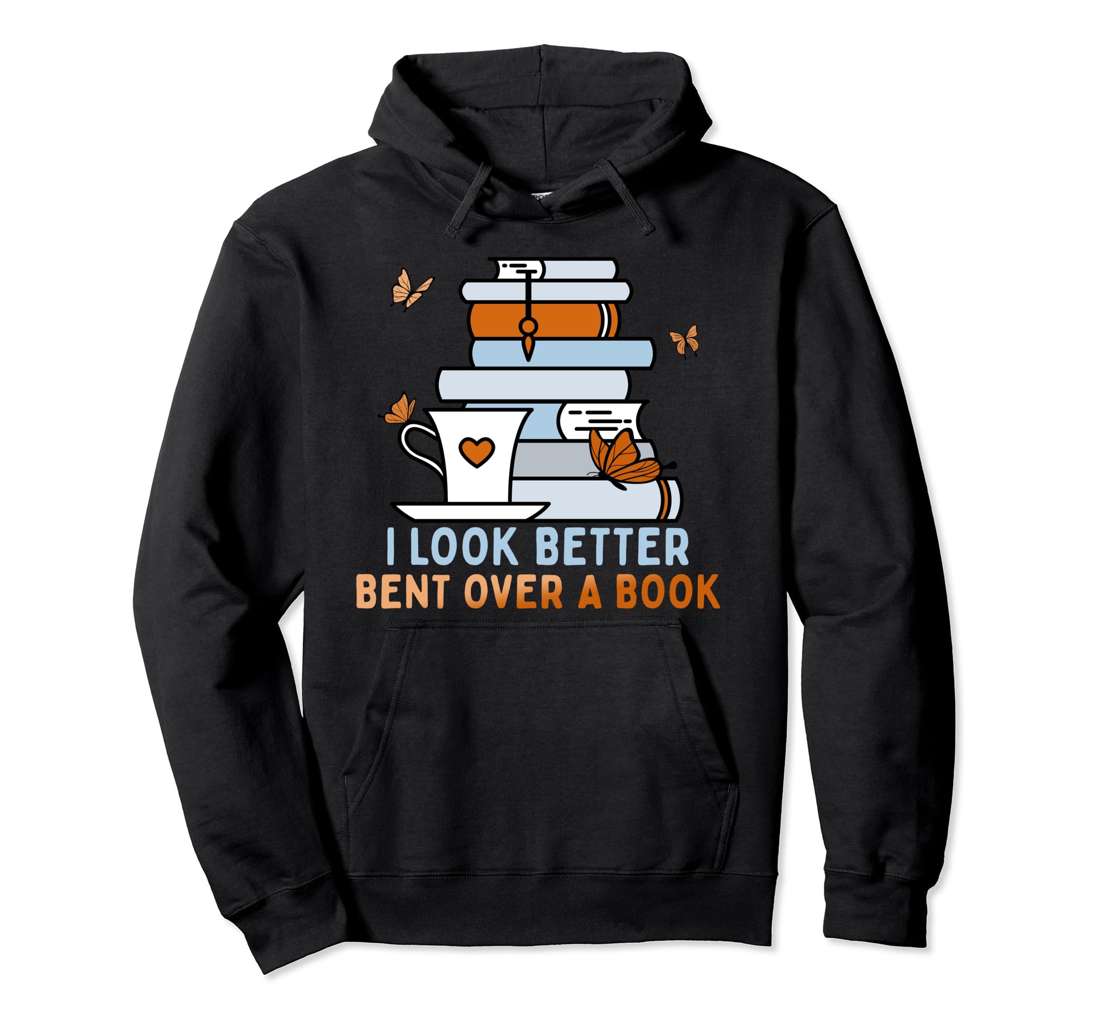 I Like My Books Spicy And My Coffee Icy Hoodie - Unique Graphic Unisex - T-Shirt, Sweatshirt, Hoodie