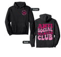 Anti Social Stoners Club Front Back Hoodie - Custom Art Print Unisex - T-Shirt, Sweatshirt, Hoodie