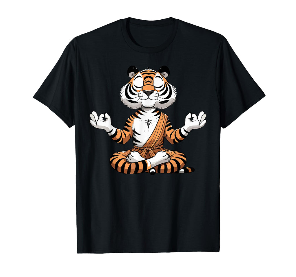 Meditation Tiger Yoga Pose Relaxing T-Shirt - Streetwear Style for Adults - T-Shirt, Sweatshirt, Hoodie