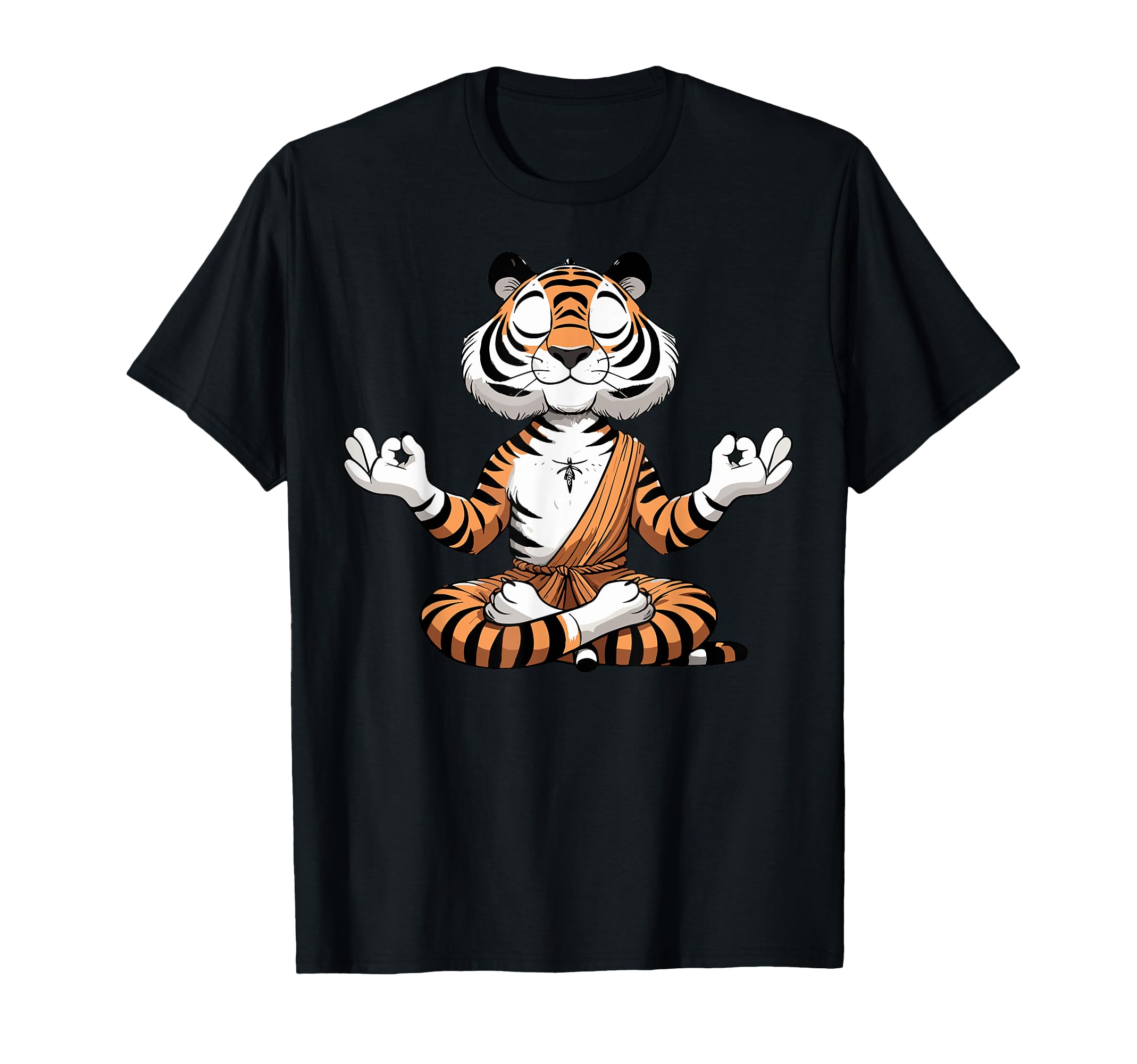 Meditation Tiger Yoga Pose Relaxing T-Shirt - Streetwear Style for Adults - T-Shirt, Sweatshirt, Hoodie