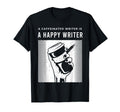Writers Outfit Lover Coffee And Book T-Shirt - Minimalist Print Unisex - T-Shirt, Sweatshirt, Hoodie