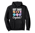 Crystal Healing Sage Crystal Reiki Hoodie - Aesthetic Graphic for Adults - T-Shirt, Sweatshirt, Hoodie