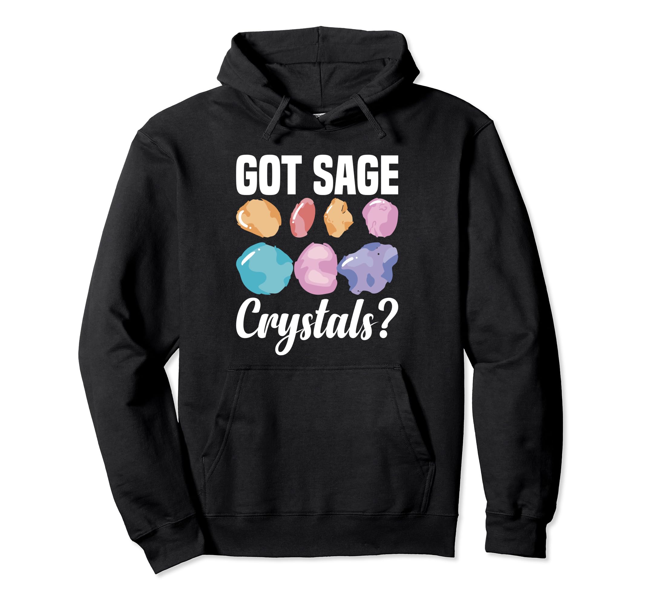 Crystal Healing Sage Crystal Reiki Hoodie - Aesthetic Graphic for Adults - T-Shirt, Sweatshirt, Hoodie