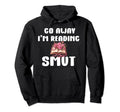 Smutty Books Floral Book Smutt Go Hoodie - Custom Art Print for Adults - T-Shirt, Sweatshirt, Hoodie