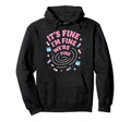 Hot Anxiety Glam Therapy Overthinking Hoodie - Unique Graphic Men Women - T-Shirt, Sweatshirt, Hoodie