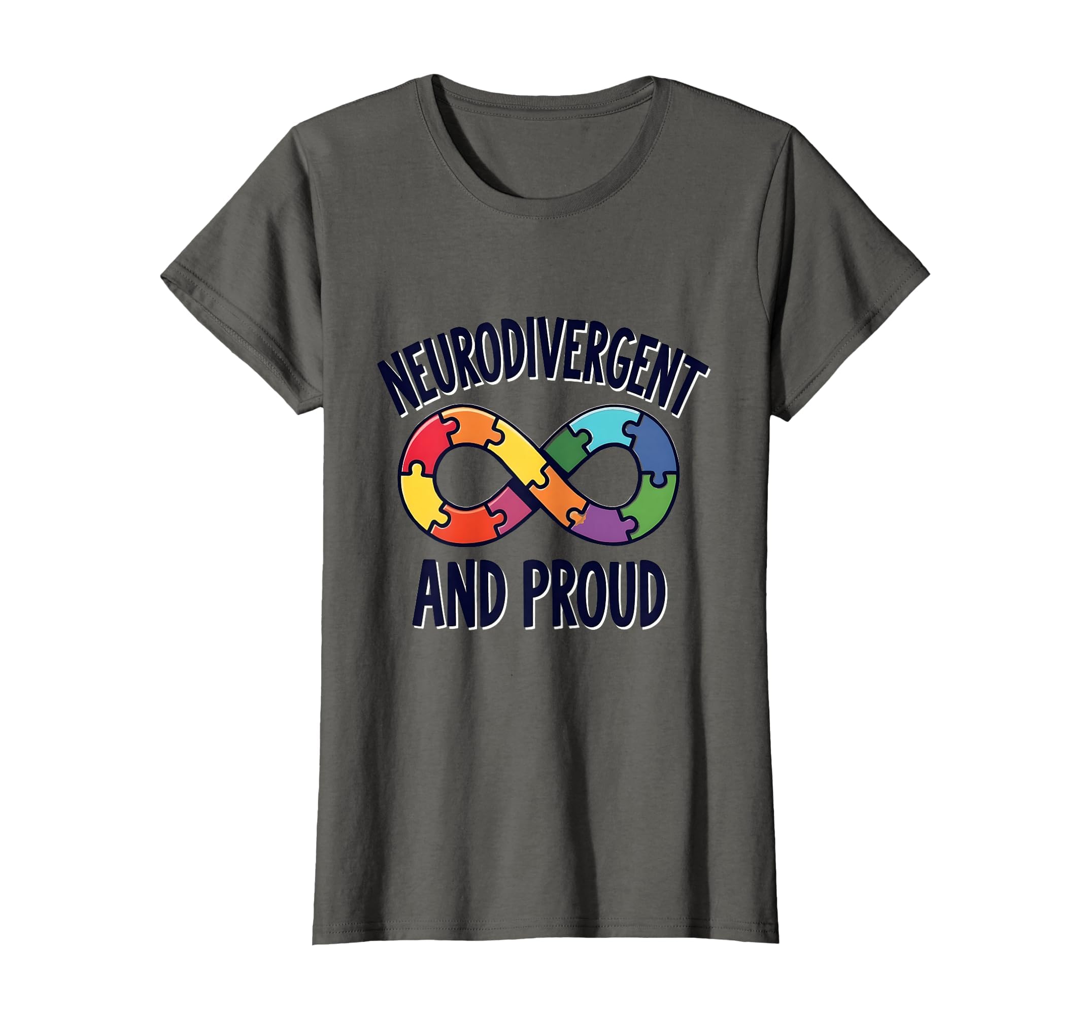 Neurodivergent And Proud Autism T-Shirt - Aesthetic Graphic for Adults - T-Shirt, Sweatshirt, Hoodie