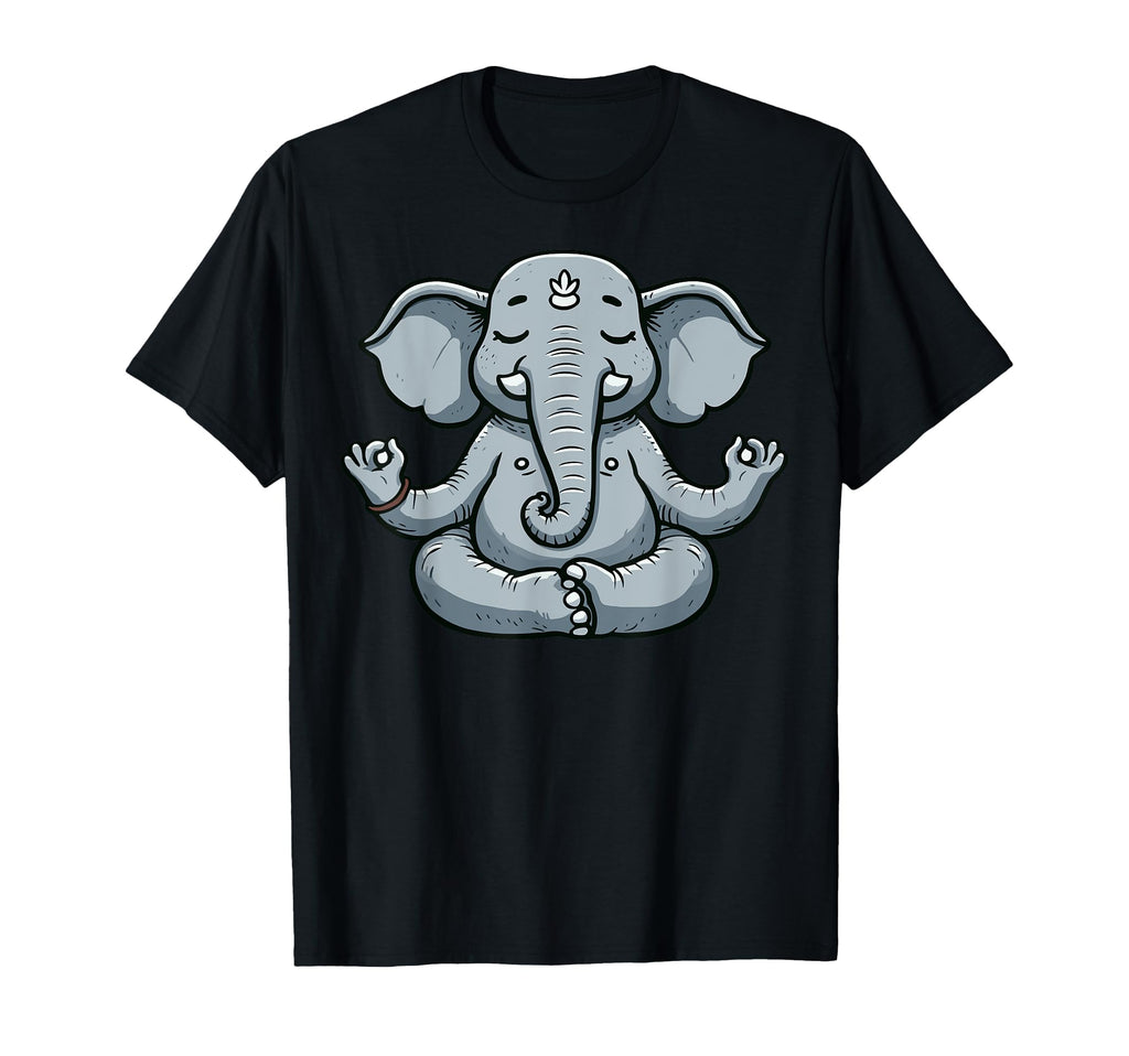 Meditation Elephant Yoga Pose Relaxing T-Shirt - Streetwear Style Unisex - T-Shirt, Sweatshirt, Hoodie