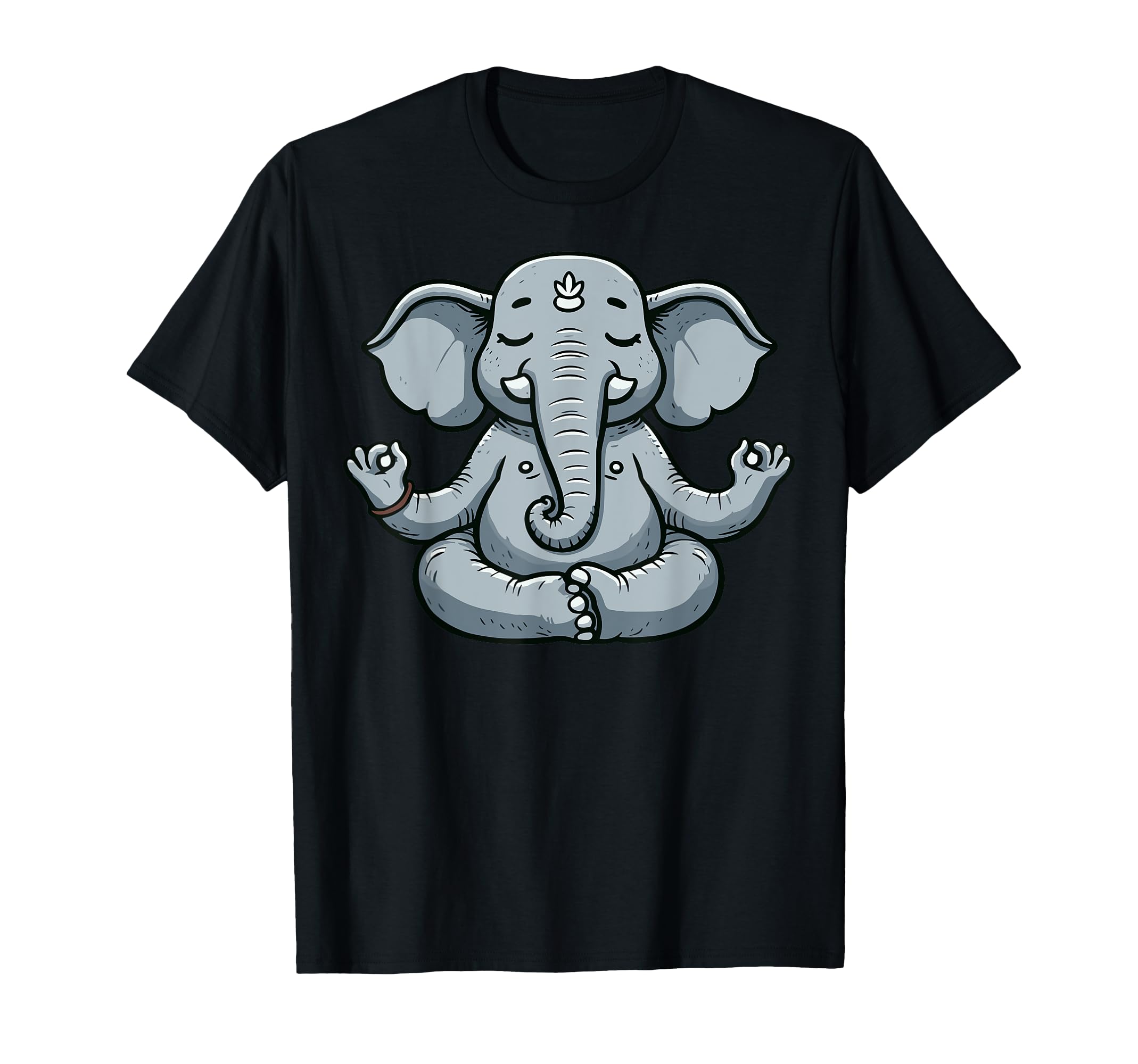 Meditation Elephant Yoga Pose Relaxing T-Shirt - Streetwear Style Unisex - T-Shirt, Sweatshirt, Hoodie