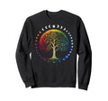Phases Moon Tree Chakra Yoga Yogi Sweatshirt - Trendy Graphic Men Women - T-Shirt, Sweatshirt, Hoodie
