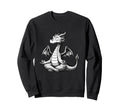 Meditation Dragon Yoga Pose Relaxing Sweatshirt - Custom Art Print Unisex - T-Shirt, Sweatshirt, Hoodie