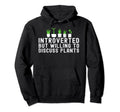 Introverted But Willing To Discuss Hoodie - Aesthetic Graphic Unisex - T-Shirt, Sweatshirt, Hoodie