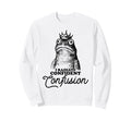 I Radiate Confident Confusion Frog Sweatshirt - Trendy Graphic Unisex - T-Shirt, Sweatshirt, Hoodie