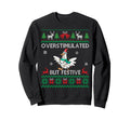 Overstimulated But Festive Goose Sweatshirt - Aesthetic Graphic Men Women - T-Shirt, Sweatshirt, Hoodie