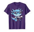Axolotl Reading Book Lover Sweatshirt - Streetwear Style for Adults - T-Shirt, Sweatshirt, Hoodie