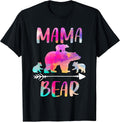 Mama Bear Three Cubs Family Matching Gift Clothing Unisex T-shirt, Sweatshirt, Hoodie, Long Sleeve Tee - T-Shirt, Sweatshirt, Hoodie
