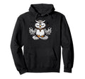 Meditation Owl Yoga Pose Relaxing Animal Hoodie - Graphic Print Men Women - T-Shirt, Sweatshirt, Hoodie