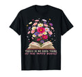 Book Floral Reading Lovers Bookworm T-Shirt - Casual Everyday Wear Unisex - T-Shirt, Sweatshirt, Hoodie