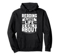 Book Lover Bookworm Storytelling Hoodie - Fun Novelty Design Unisex - T-Shirt, Sweatshirt, Hoodie