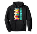 Bibliophile Book Lover Stack Books Hoodie - Novelty Apparel for Adults - T-Shirt, Sweatshirt, Hoodie