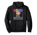 Adhd Brain Like Race Car Control Hoodie - Fun Novelty Design for Adults - T-Shirt, Sweatshirt, Hoodie