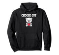 Choose Joy Panda Heart Inspirational Hoodie - Trendy Graphic Men Women - T-Shirt, Sweatshirt, Hoodie