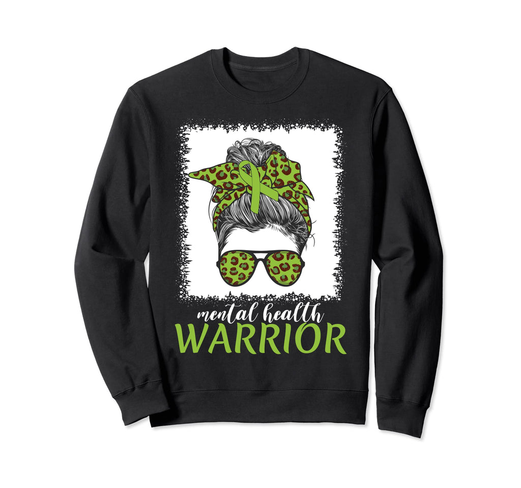 Mental Health Warrior Mental Health Sweatshirt - Graphic Print for Adults - T-Shirt, Sweatshirt, Hoodie