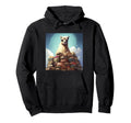 Llama Book Nerd Reading Library Hoodie - Casual Everyday Wear for Adults - T-Shirt, Sweatshirt, Hoodie