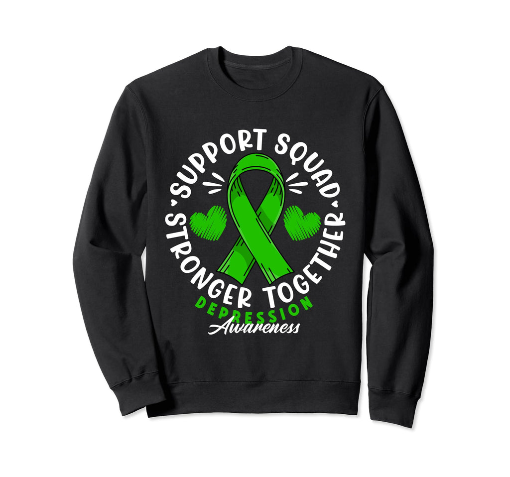 Support Awareness Squad I Mental Sweatshirt - Graphic Print for Adults - T-Shirt, Sweatshirt, Hoodie