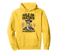 Hold Partner Im Overstimulated Funny Hoodie - Novelty Apparel Unisex - T-Shirt, Sweatshirt, Hoodie