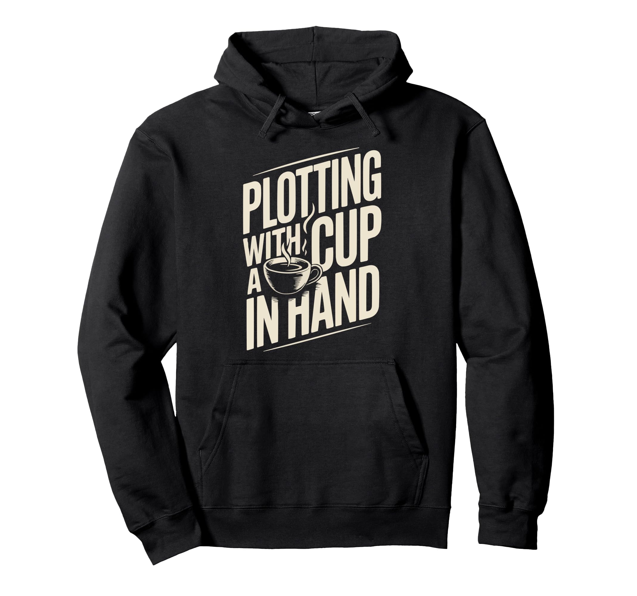 Drinking Coffee Book Lover Bookworm Hoodie - Novelty Apparel Men Women - T-Shirt, Sweatshirt, Hoodie