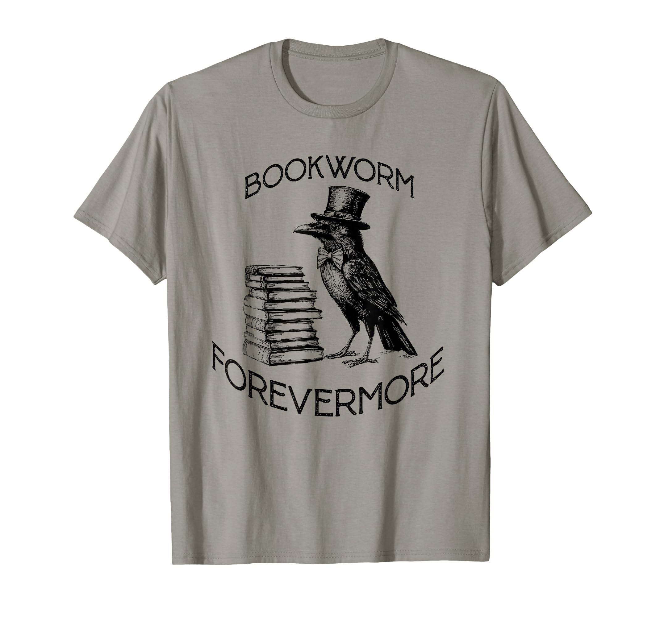 Funny Edgar Allan Poe Raven Bookish Book T-Shirt - Unique Graphic Unisex - T-Shirt, Sweatshirt, Hoodie
