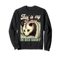 Anxiety Mental Health Opossum Sweatshirt - Fun Novelty Design Men Women - T-Shirt, Sweatshirt, Hoodie