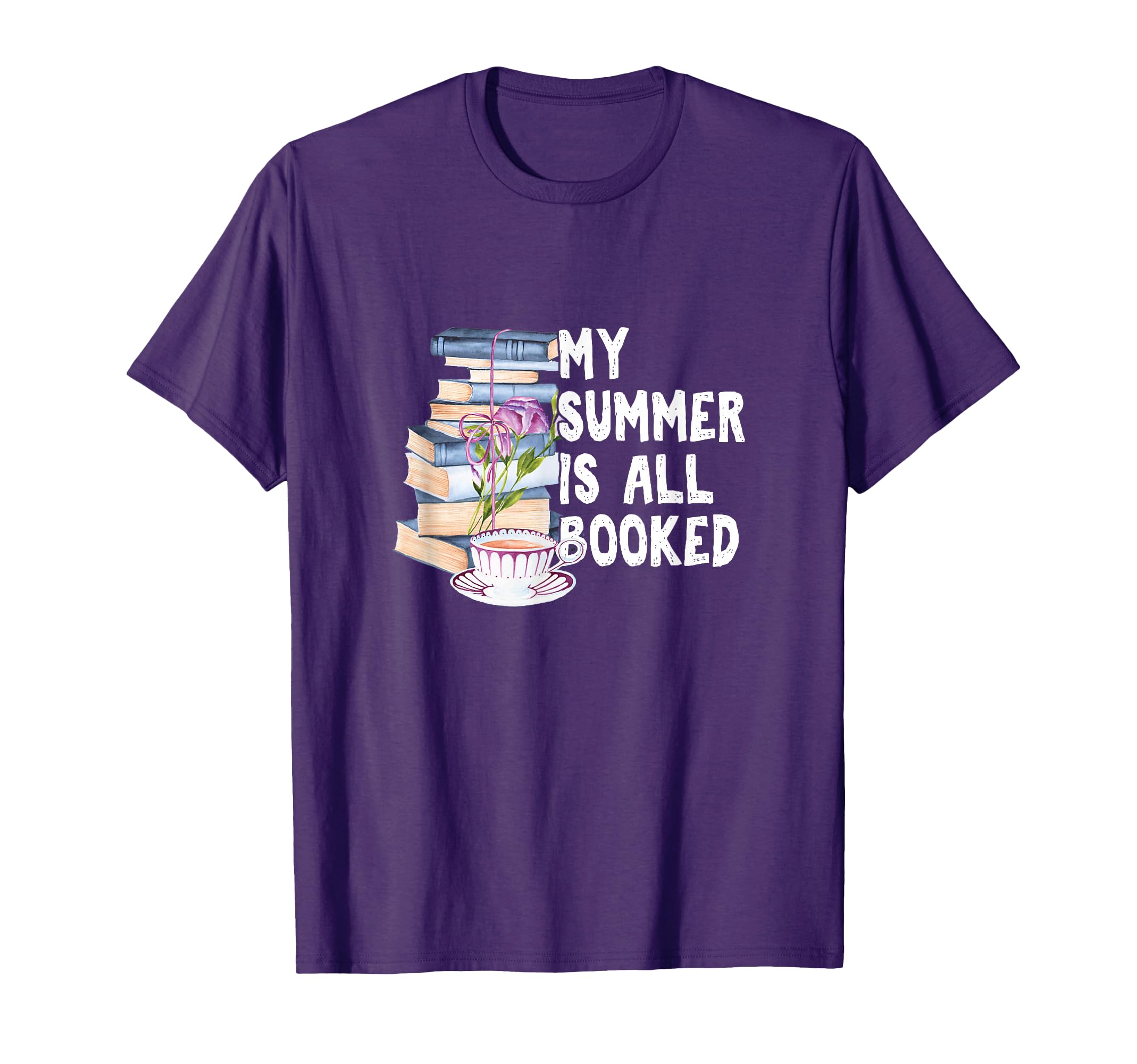 My Summer Is Booked Books Reading Book T-Shirt - Trendy Graphic for Adults - T-Shirt, Sweatshirt, Hoodie