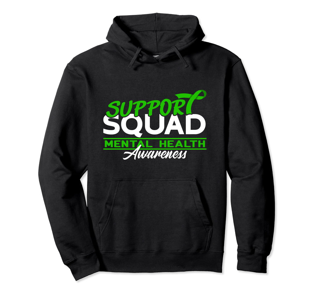 Support Awareness Squad I Depression Mental Hoodie - Unique Graphic Unisex - T-Shirt, Sweatshirt, Hoodie
