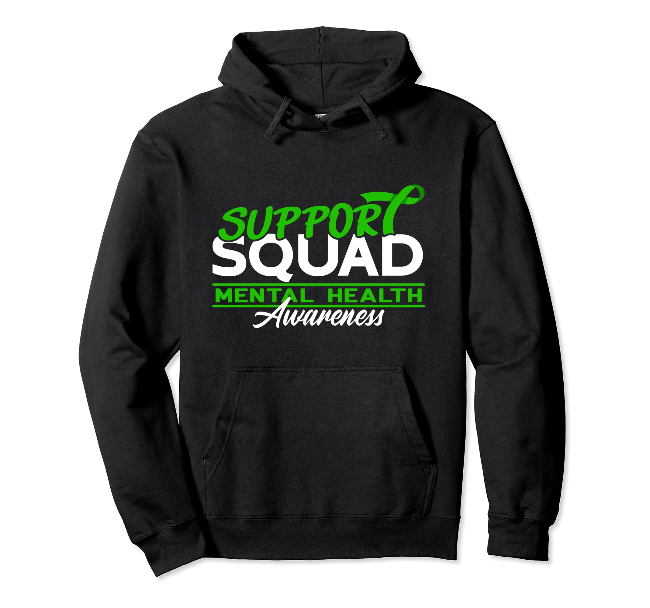 Support Awareness Squad I Depression Mental Hoodie - Unique Graphic Unisex - T-Shirt, Sweatshirt, Hoodie