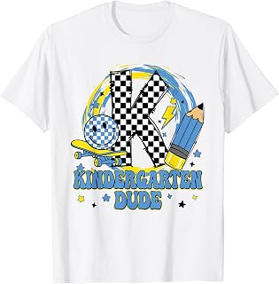 Kindergarten Dude Funny First Day of School Students Kid Boy T-Shirt Unisex T-shirt, Sweatshirt, Hoodie, Long Sleeve Tee - T-Shirt, Sweatshirt, Hoodie