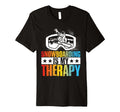 Snowboarding Is My Therapy Mountains T-Shirt - Aesthetic Graphic Unisex - T-Shirt, Sweatshirt, Hoodie
