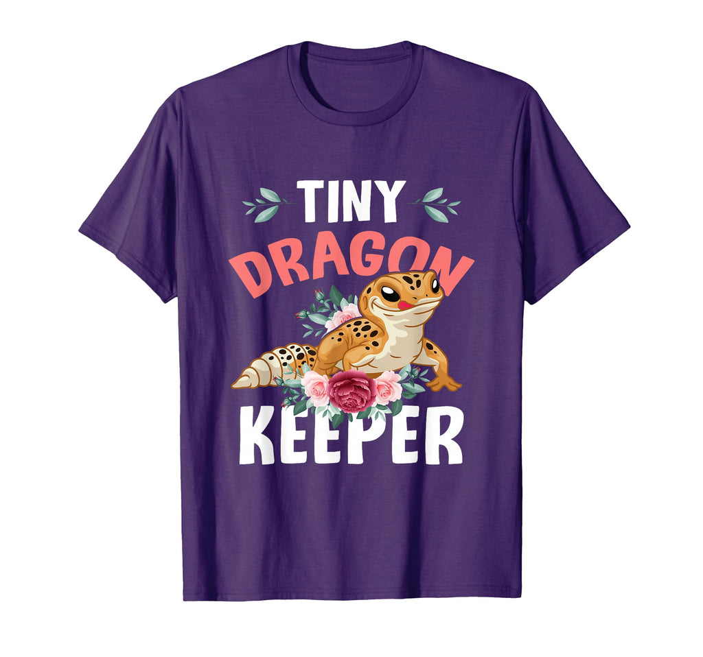 Tiny Dragon Keeper Leopard Gecko T-Shirt - Custom Art Print for Adults - T-Shirt, Sweatshirt, Hoodie