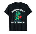 Bookworm Please Im Book Dragon Reading T-Shirt - Trendy Graphic for Adults - T-Shirt, Sweatshirt, Hoodie