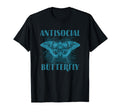 Gifts Introverts Antisocial Butterfly T-Shirt - Trendy Graphic Men Women - T-Shirt, Sweatshirt, Hoodie