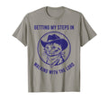 Getting My Steps Walking Lord Cat T-Shirt - Custom Art Print Men Women - T-Shirt, Sweatshirt, Hoodie