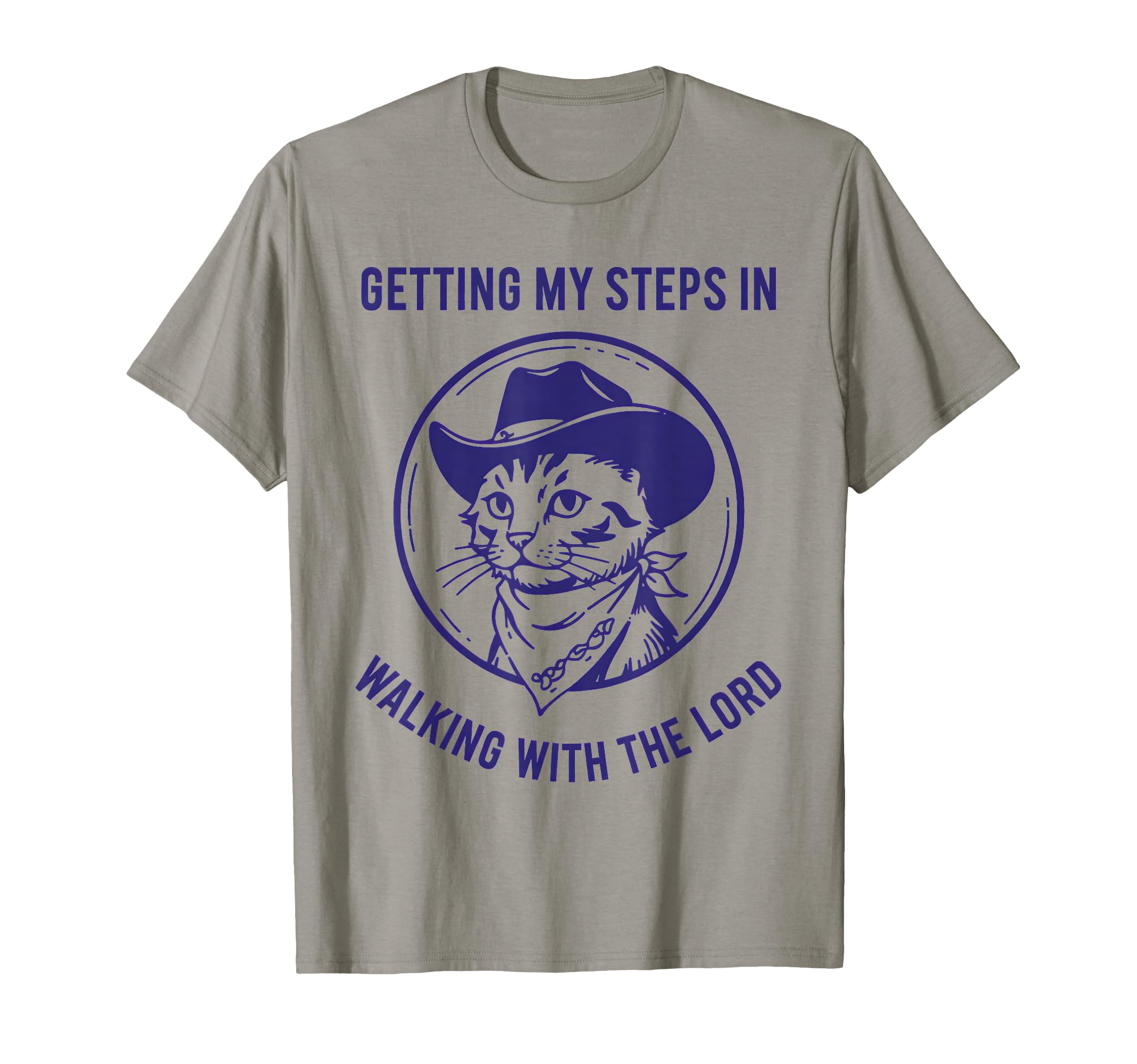 Getting My Steps Walking Lord Cat T-Shirt - Custom Art Print Men Women - T-Shirt, Sweatshirt, Hoodie