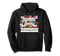 Books Geek Abibliophobia Literature Novel Hoodie - Graphic Print Men Women - T-Shirt, Sweatshirt, Hoodie