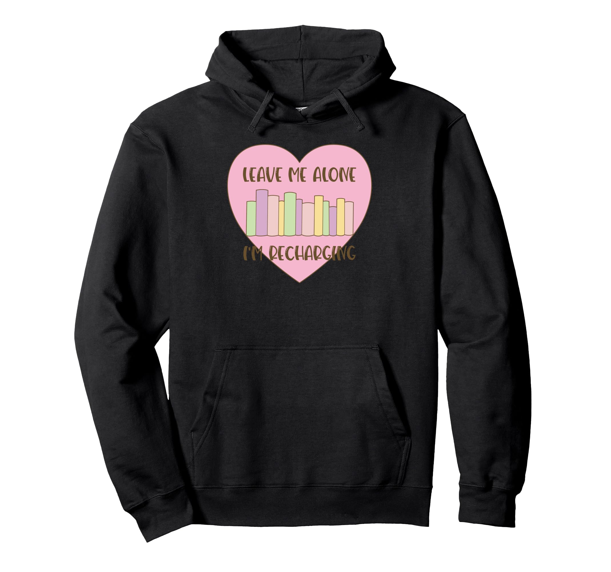 Heart Books Love Book Warm Nerd Bookish Hoodie - Fun Novelty Design Unisex - T-Shirt, Sweatshirt, Hoodie