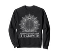 Mandala Floral Brain Yoga Affirmation Sweatshirt - Trendy Graphic Unisex - T-Shirt, Sweatshirt, Hoodie