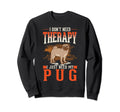 Pug Therapy Sweatshirt - Streetwear Style Men Women - T-Shirt, Sweatshirt, Hoodie