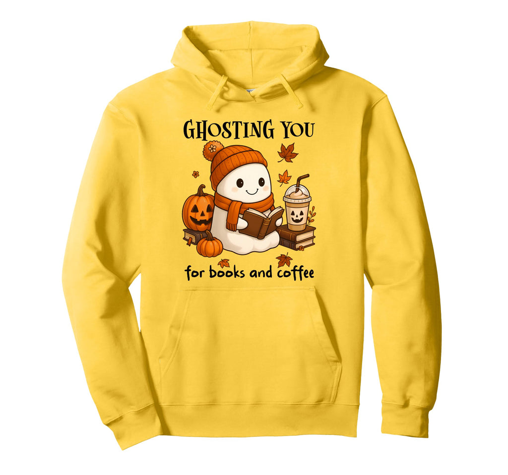 Reading Ghost Coffee Fall Ghosting Hoodie - Casual Everyday Wear Unisex - T-Shirt, Sweatshirt, Hoodie