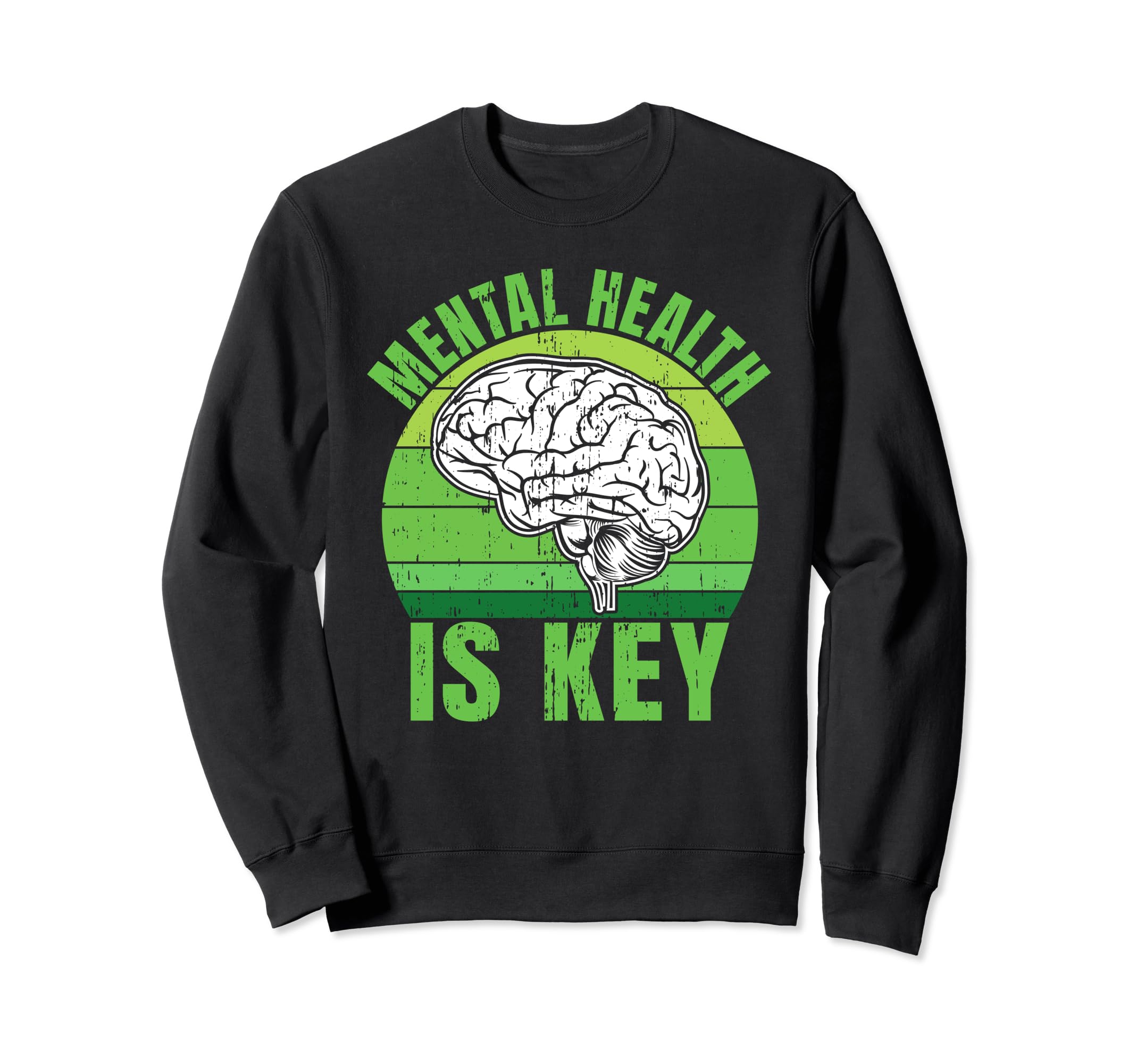 Mental Health Is Key Mental Sweatshirt - Aesthetic Graphic for Adults - T-Shirt, Sweatshirt, Hoodie