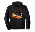 Dragon Reading Books Fantasy Book Hoodie - Casual Everyday Wear Men Women - T-Shirt, Sweatshirt, Hoodie